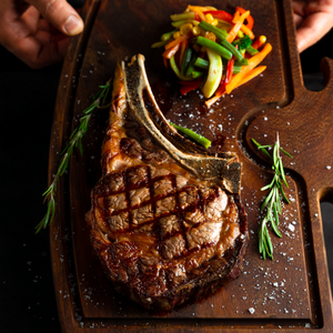
                  
                    Load image into Gallery viewer, Cowboy Cut Bone In Ribeye (Package of Four)
                  
                